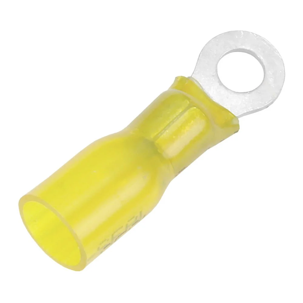 Pacer 12-10 AWG Heat Shrink Ring Terminal - #8 Stud Size - 25 Pack – Marine Electrical Replacement Part