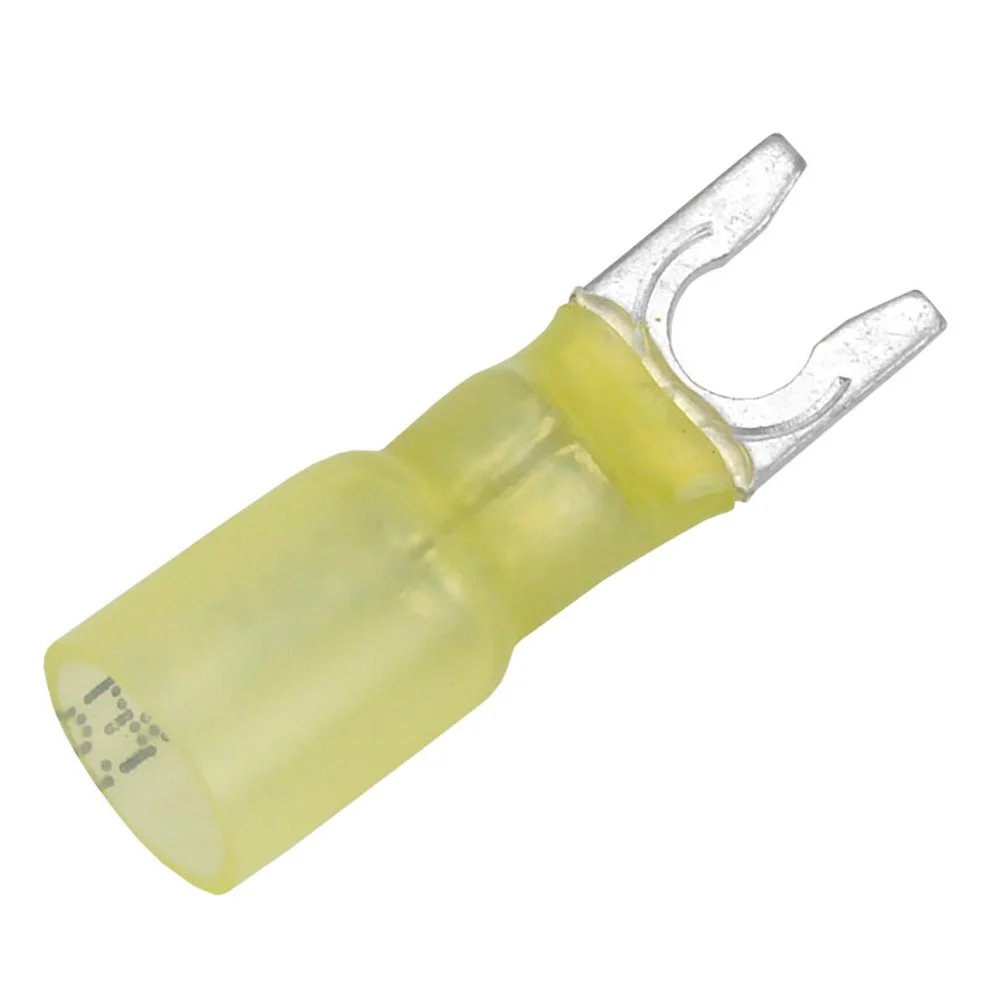 Pacer 12-10 AWG Heat Shrink Spade Terminal - #10 Stud Size - 25 Pack – Marine Boat Replacement Part