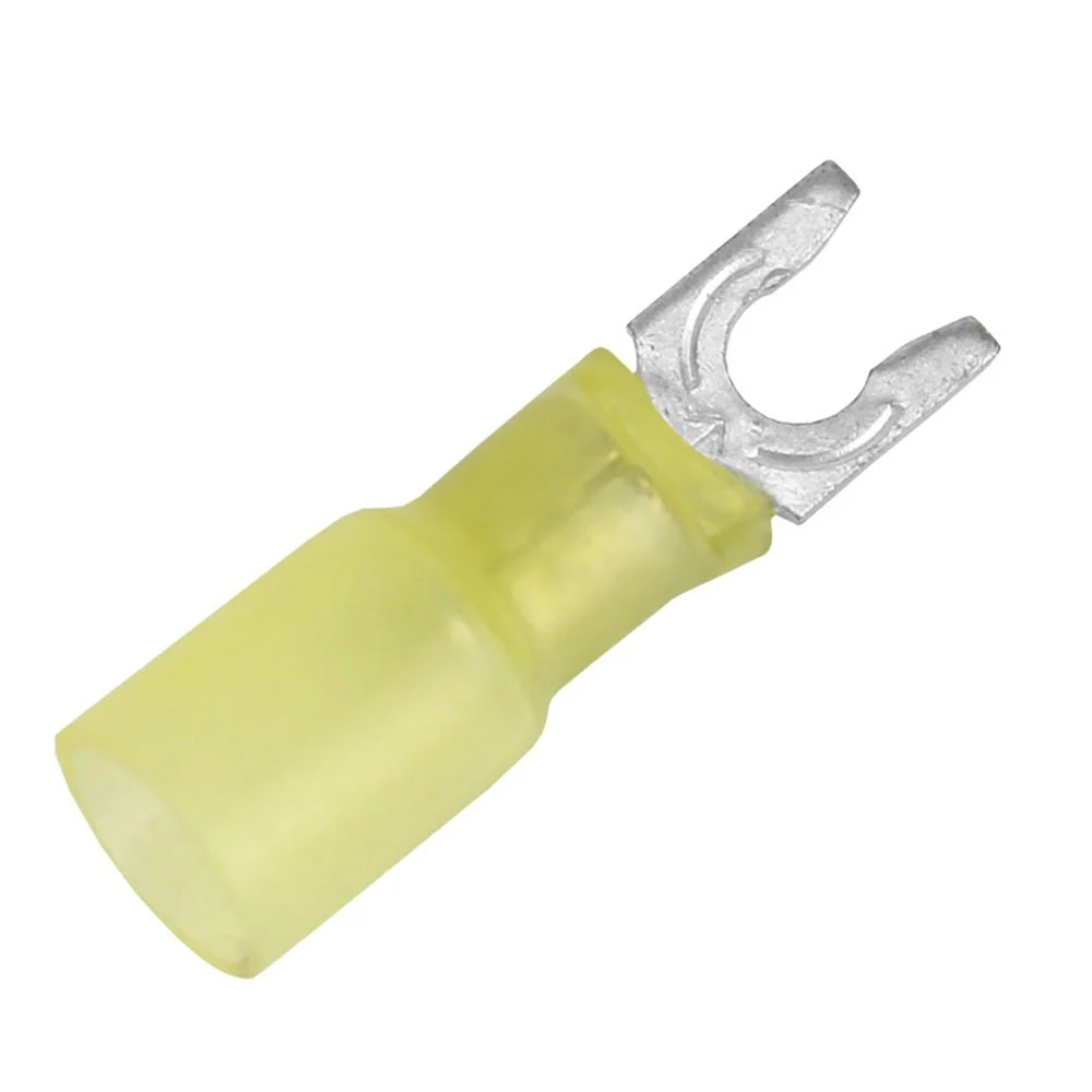 Pacer 12-10 AWG Heat Shrink Spade Terminal - #8 Stud Size - 100 Pack – Marine Boat Replacement Part