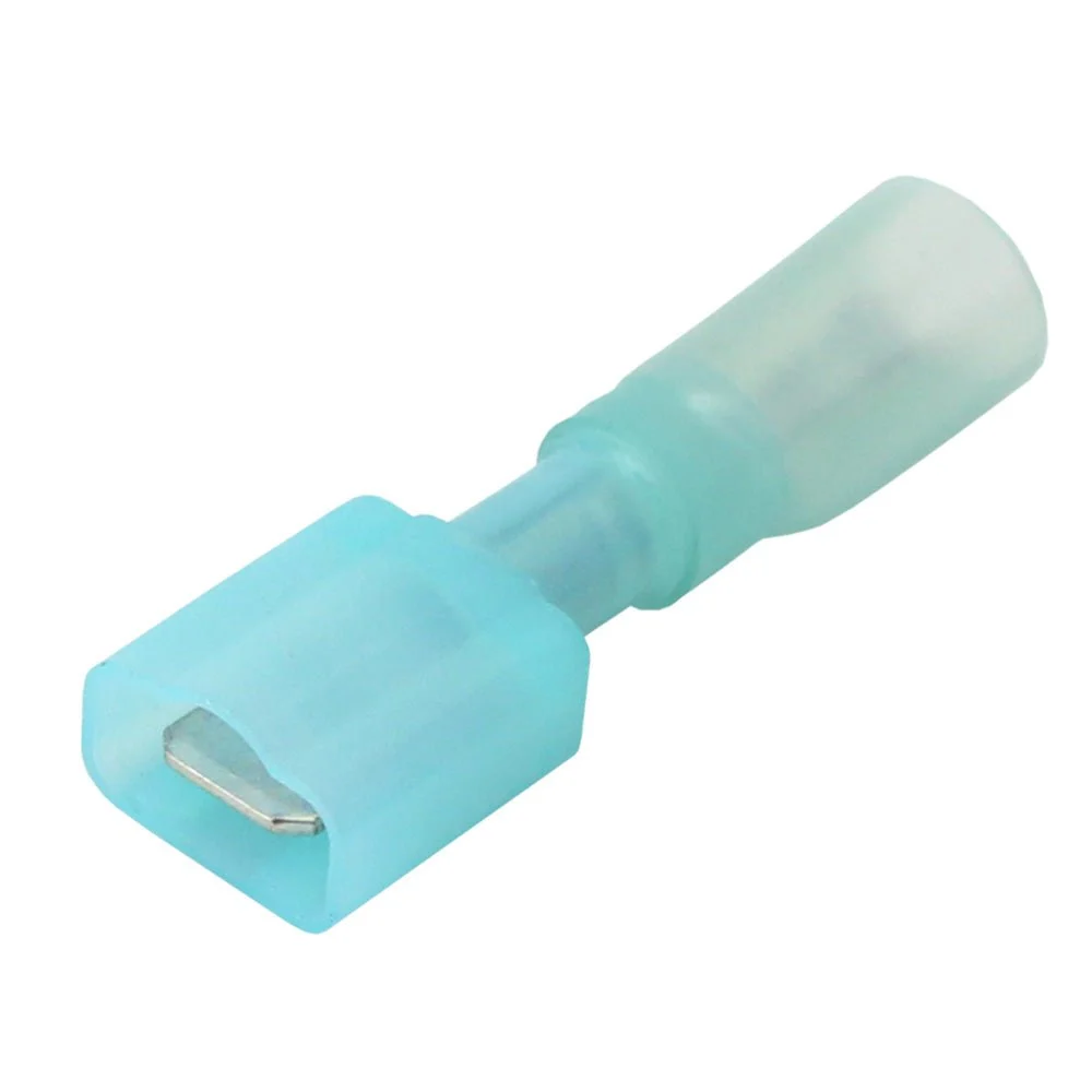 Pacer 16-14 AWG Fully-Insulated Male Disconnect Terminal - Blue - 25 Pack – Marine Boat Replacement Part