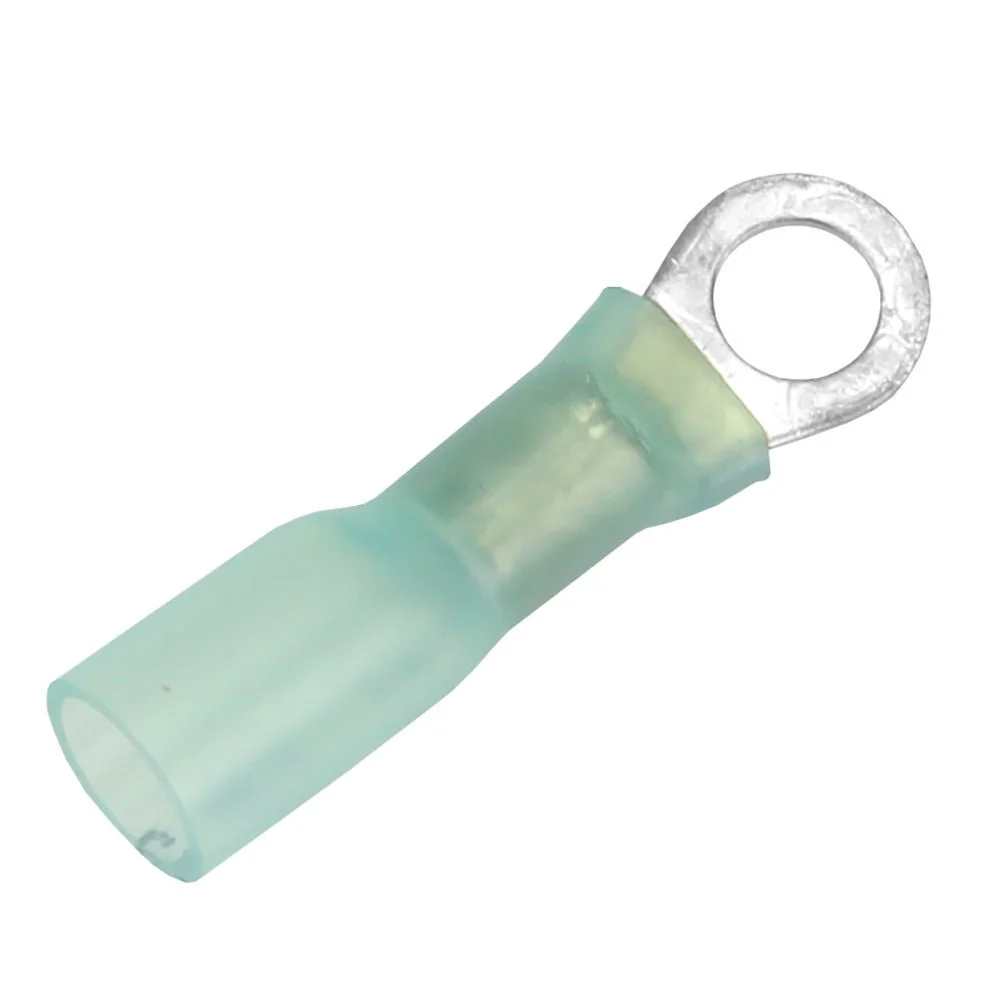 Pacer 16-14 AWG Heat Shrink Ring Terminal - #10 Stud Size - 100 Pack – Marine Electrical Replacement Part