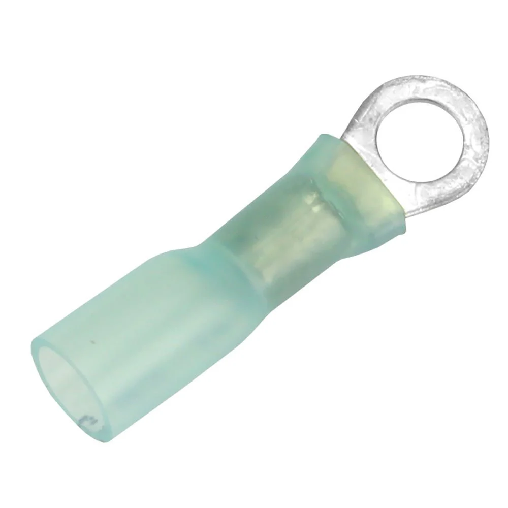 Pacer 16-14 AWG Heat Shrink Ring Terminal - #10 Stud Size - 25 Pack – Marine Electrical Replacement Part