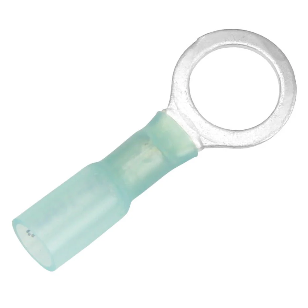 Pacer 16-14 AWG Heat Shrink Ring Terminal - 3/8" Stud Size - 25 Pack – Marine Electrical Replacement Part