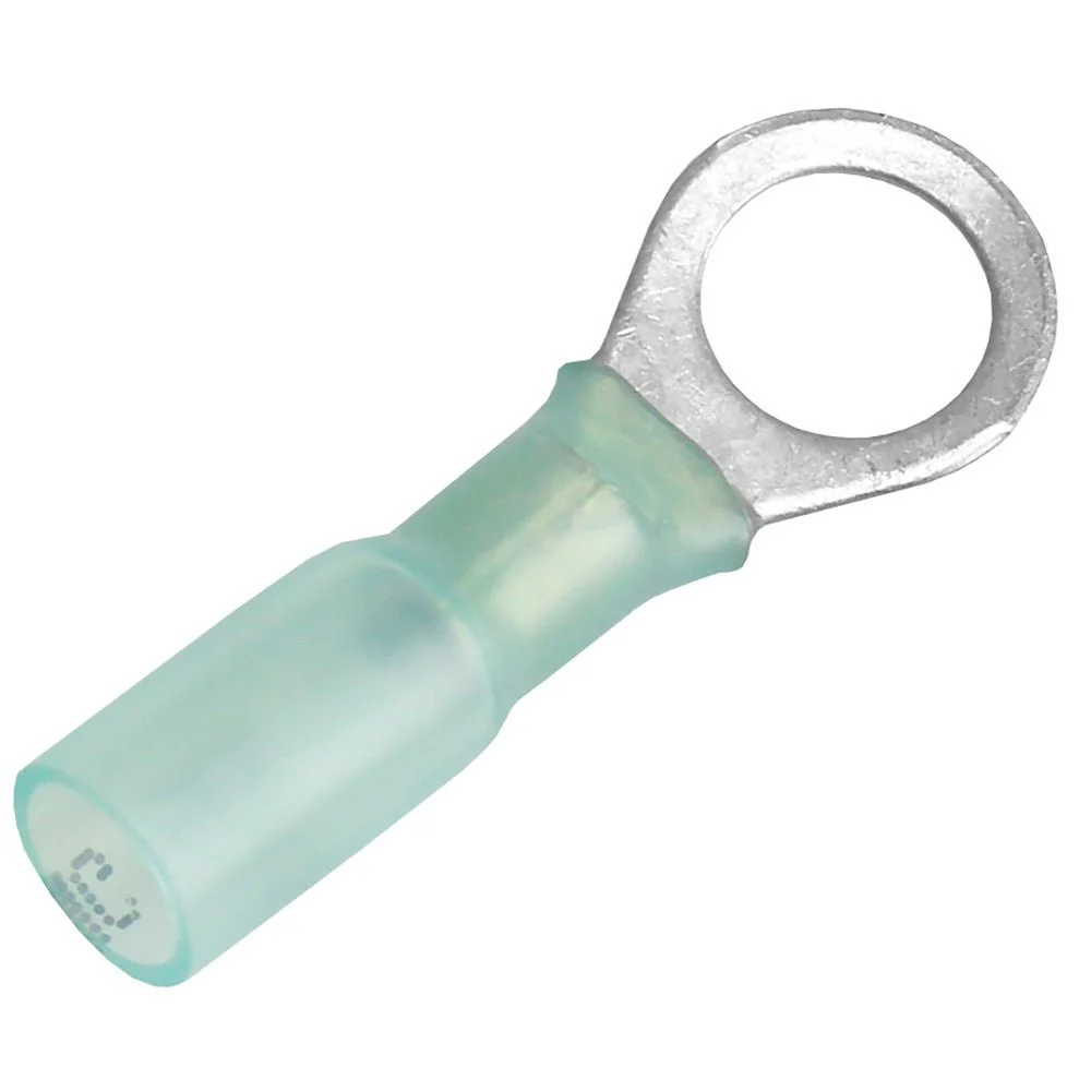 Pacer 16-14 AWG Heat Shrink Ring Terminal - 5/16" Stud Size - 100 Pack – Marine Electrical Replacement Part