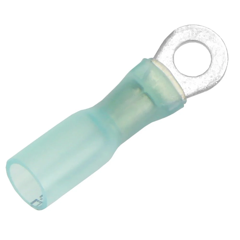 Pacer 16-14 AWG Heat Shrink Ring Terminal - #8 Stud Size - 25 Pack – Marine Electrical Replacement Part