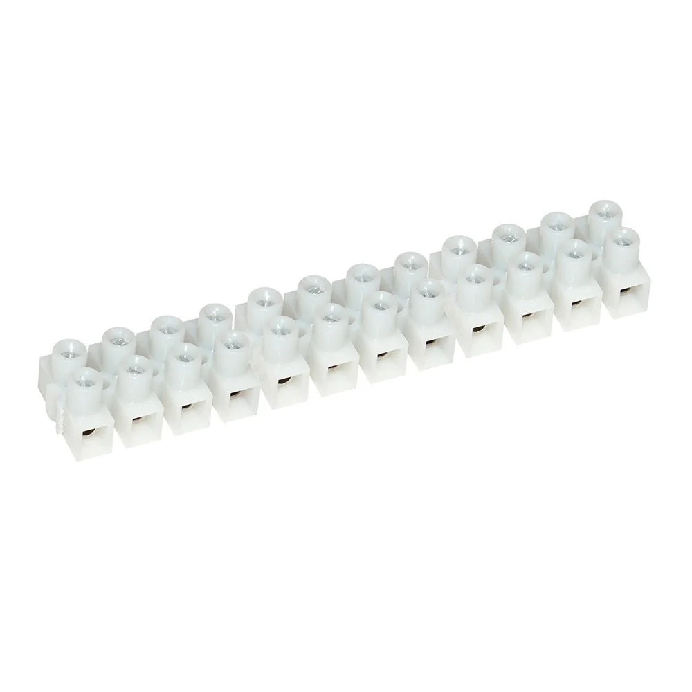 Pacer 20A Euro Style Terminal Block - 12 Gang - 5 Pack – Marine Electrical Replacement Part