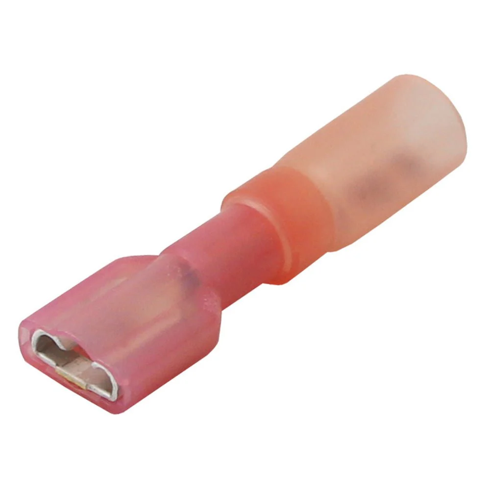 Pacer 22-18 AWG Heat Shrink Female Disconnect - 25 Pack – Marine Boat Replacement Part