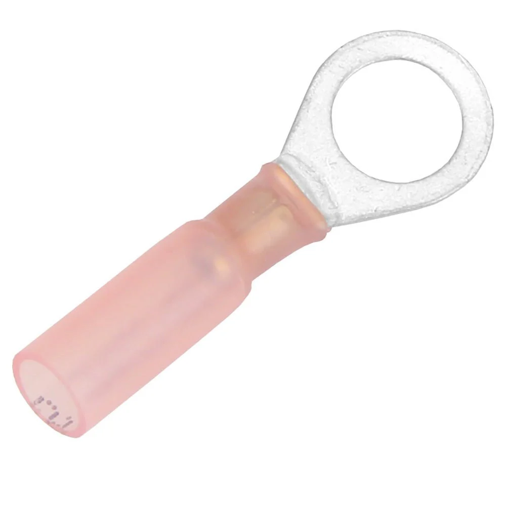 Pacer 22-18 AWG Heat Shrink Ring Terminal - 5/16" Stud Size - 25 Pack – Marine Boat Replacement Part