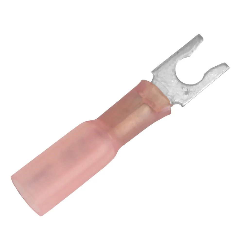 Pacer 22-18 AWG Heat Shrink Spade Terminal - #8 Stud Size - 25 Pack – Marine Boat Replacement Part