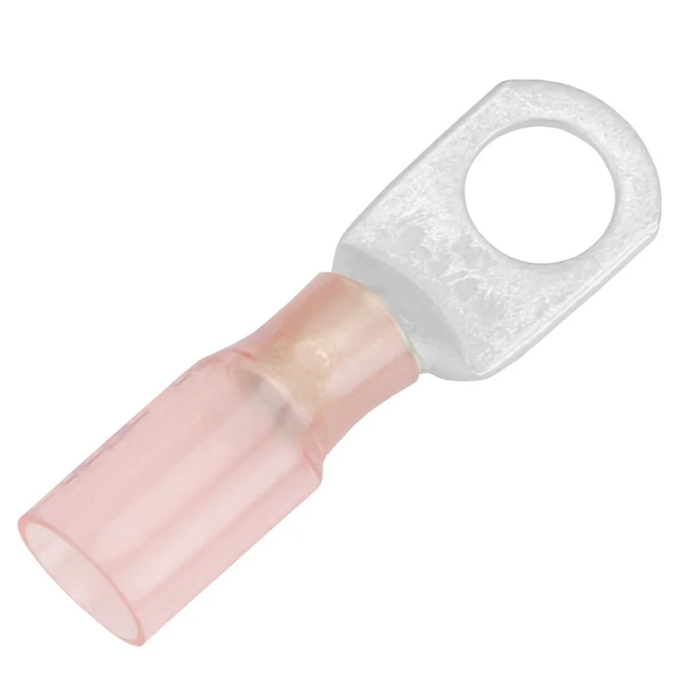 Pacer 8 AWG Heat Shrink Ring Terminal - 3/8" Stud Size - 25 Pack – Marine Boat Replacement Part