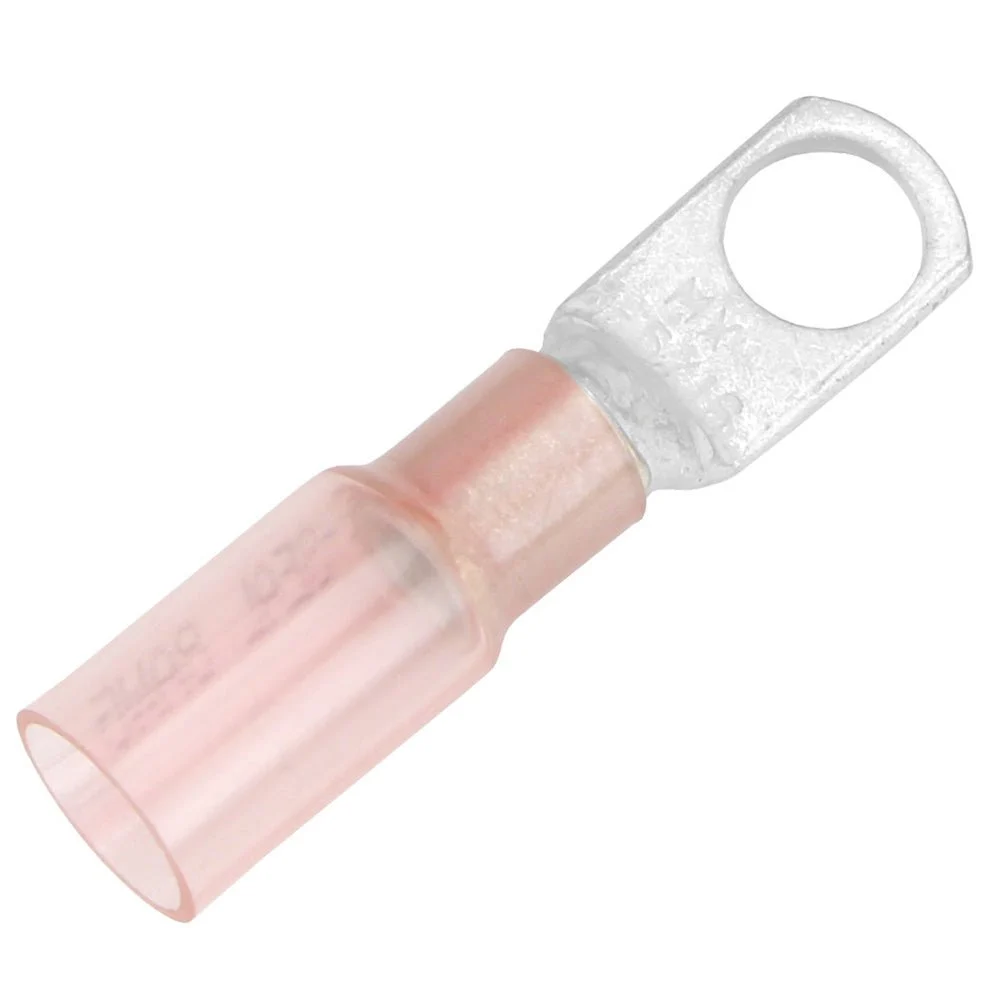 Pacer 8 AWG Heat Shrink Ring Terminal - 5/16" Stud Size - 25 Pack – Marine Electrical Replacement Part