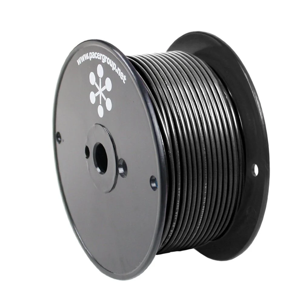 Pacer Black 18 AWG Primary Wire - 250' – Marine Electrical Replacement Part