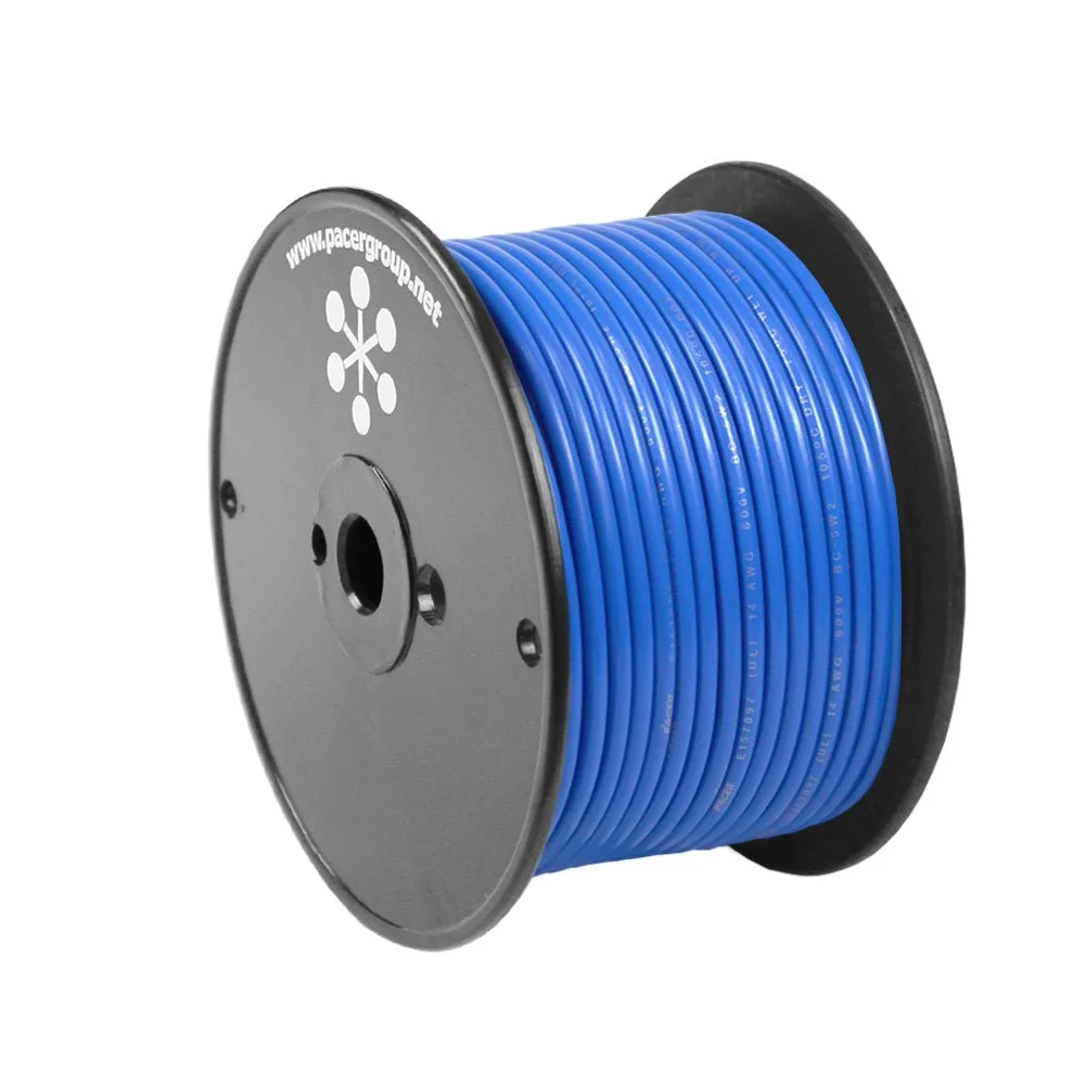 Pacer Blue 18 AWG Primary Wire - 100' – Marine Electrical Replacement Part