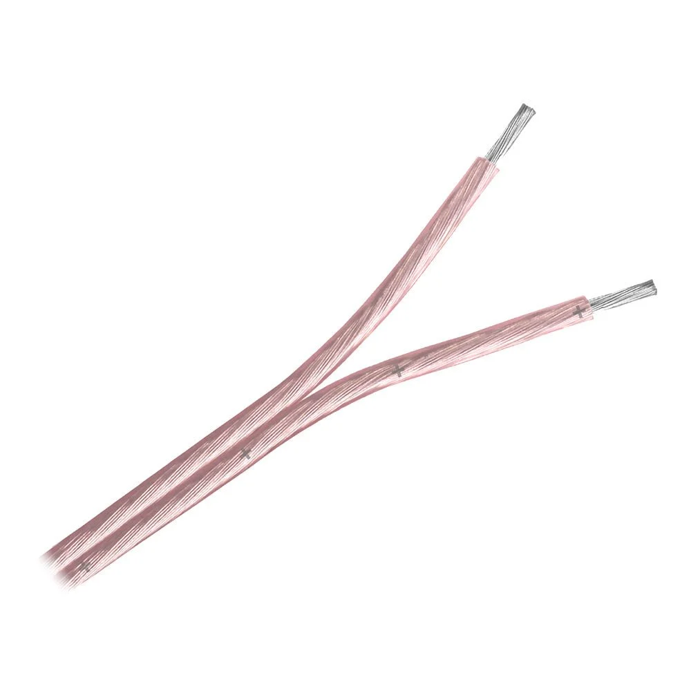 Pacer Clear 16/2 AWG Two Conductor Speaker Wire - 100' – Marine Electrical Replacement Part