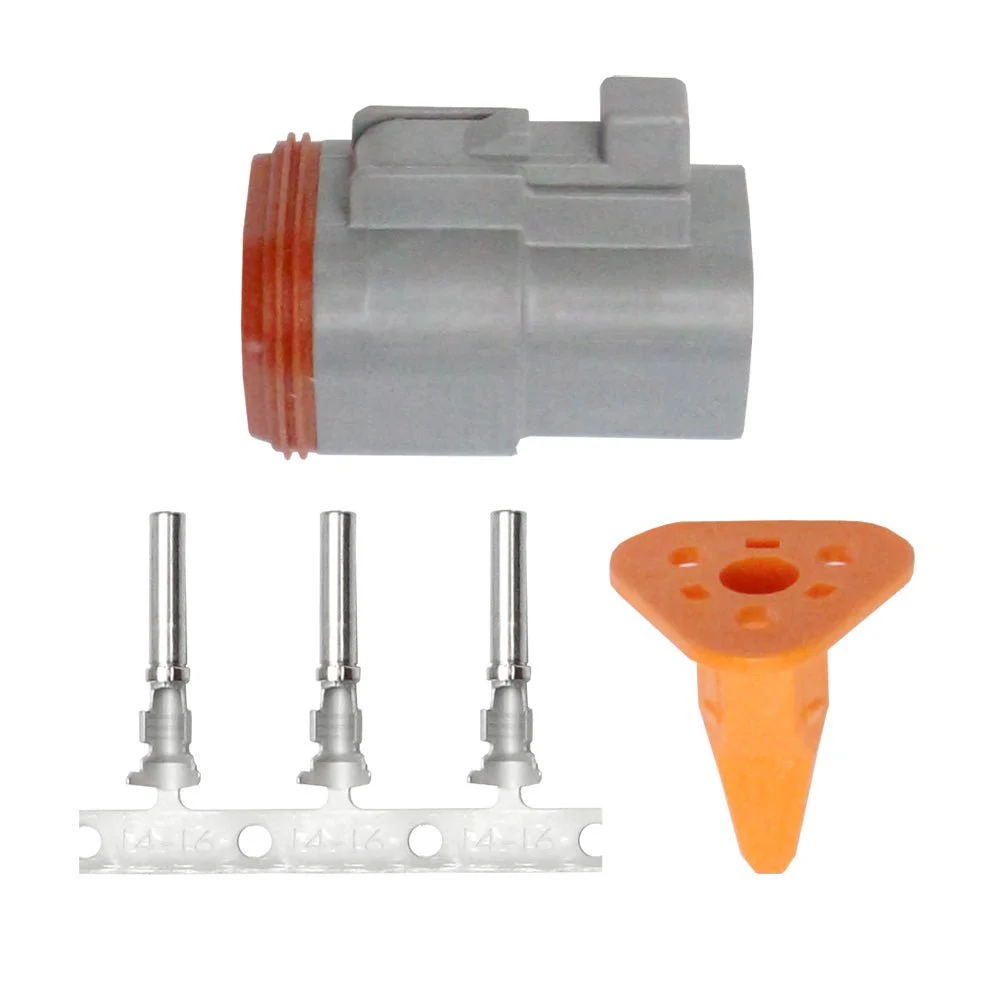 Pacer DT Deutsch Plug Repair Kit - 14-18 AWG (3 Position) – Marine Boat Replacement Part