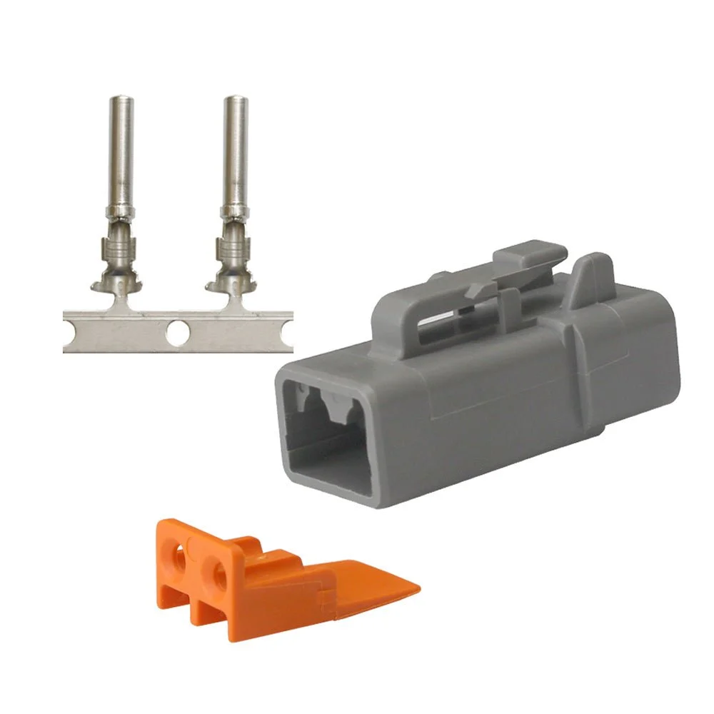 Pacer DTP Deutsch Plug Repair Kit - 14-12 AWG (2 Position) – Marine Electrical Replacement Part