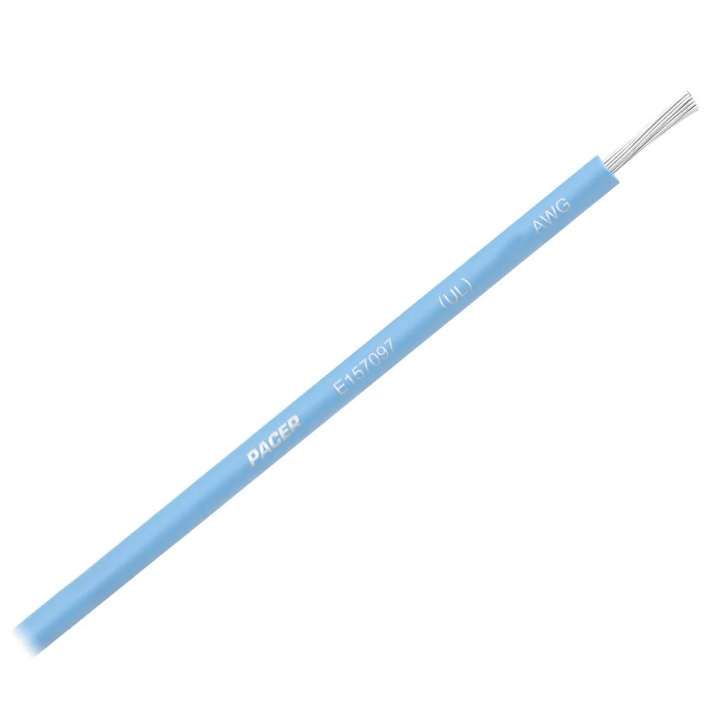 Pacer Light Blue 14 AWG Primary Wire - 25' – Marine Electrical Replacement Part