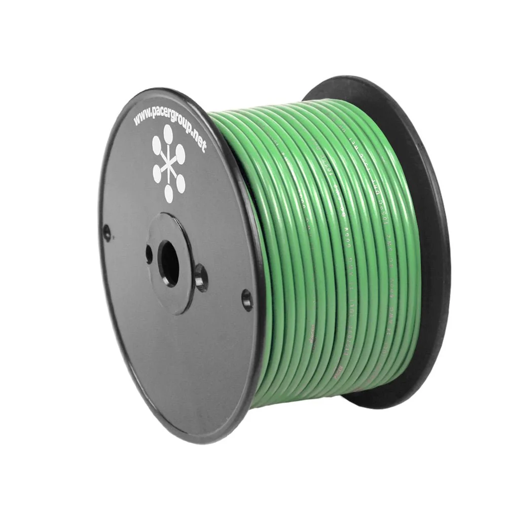 Pacer Light Green 14 AWG Primary Wire - 100' – Marine Electrical Replacement Part
