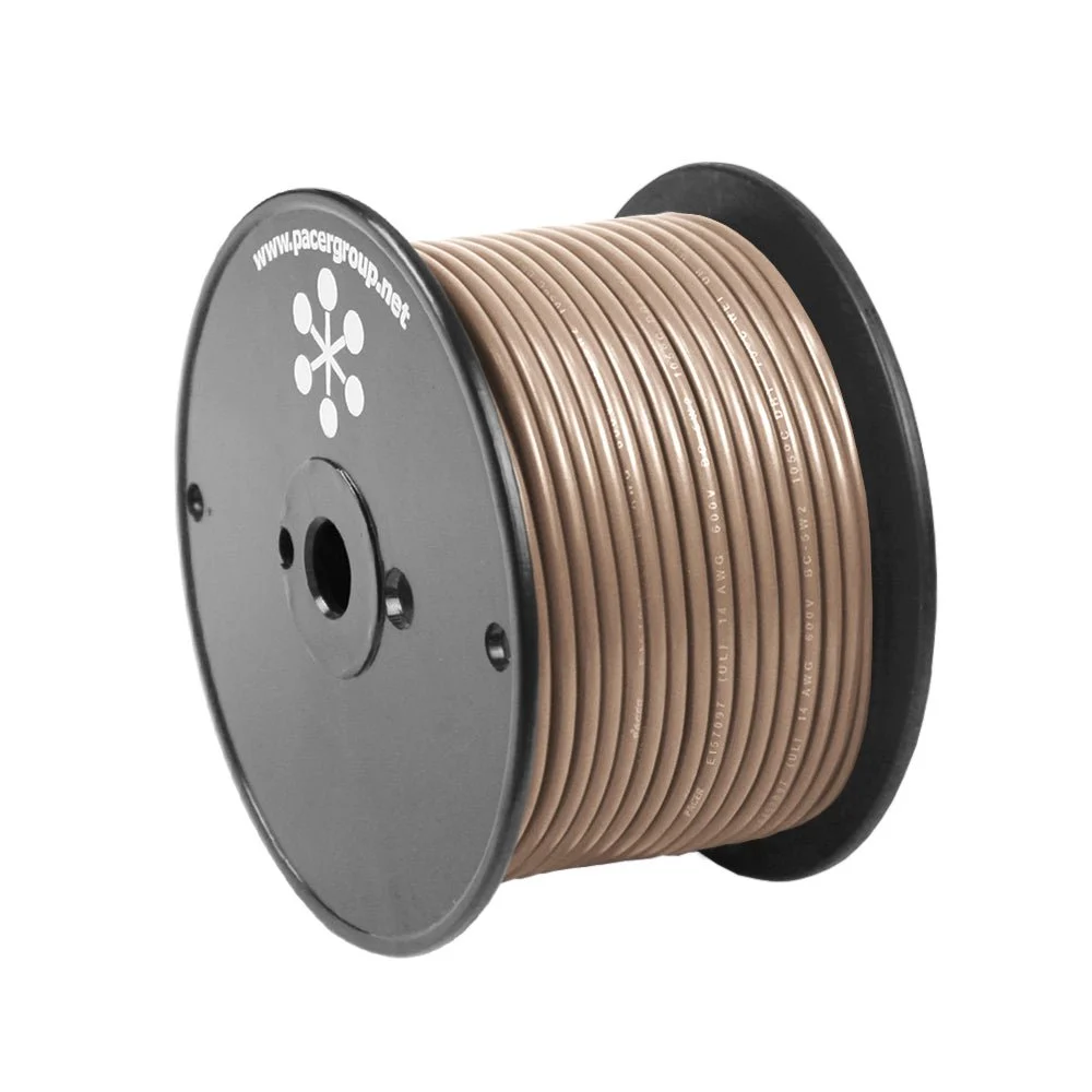 Pacer Tan 16 AWG Primary Wire - 100' – Marine Electrical Replacement Part