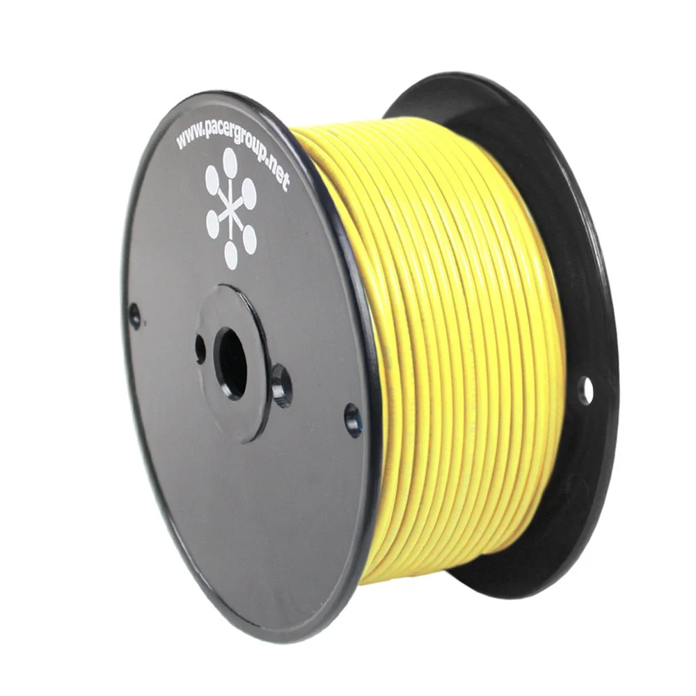 Pacer Yellow 16 AWG Primary Wire - 250' – Marine Electrical Replacement Part