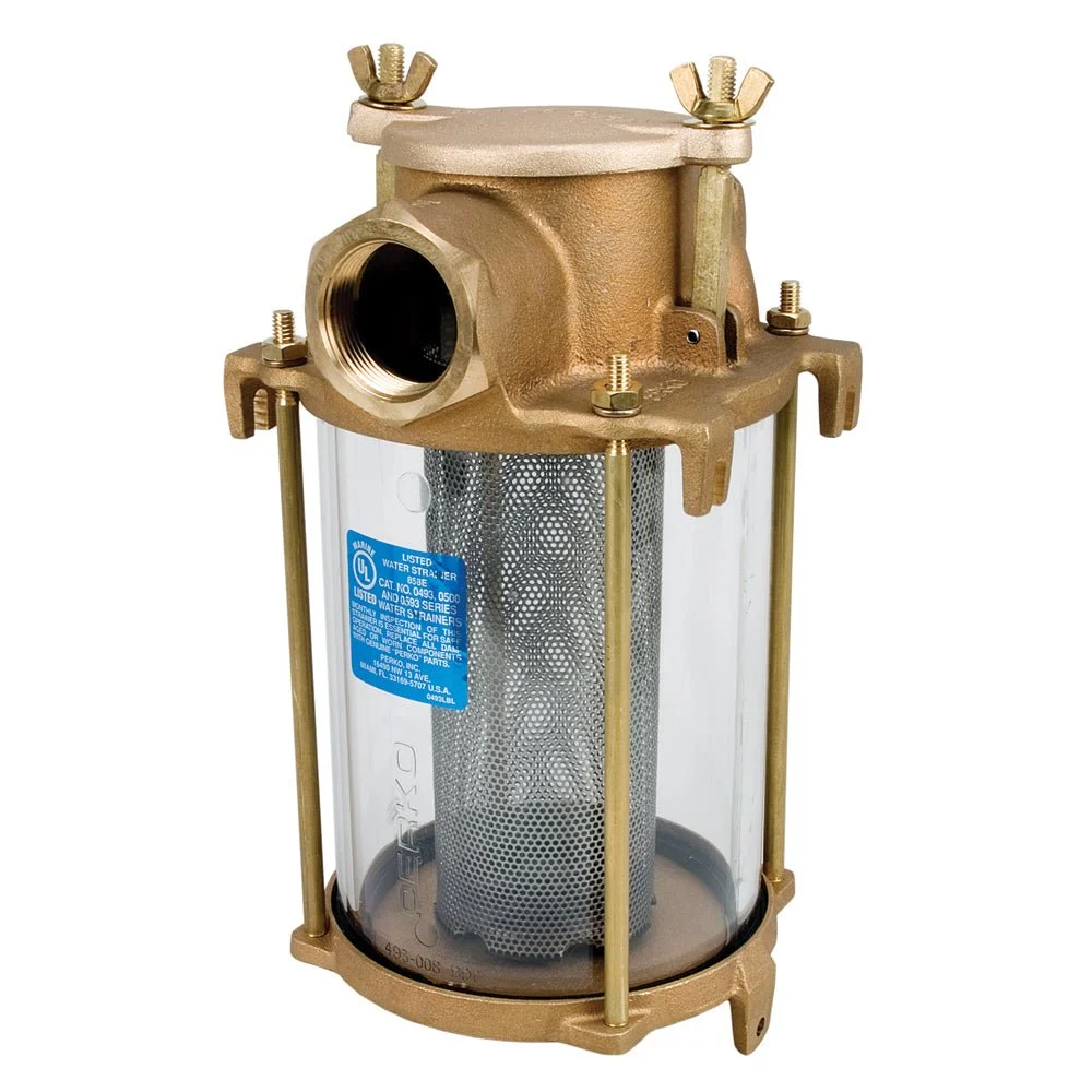 Perko 1-1/4" IPS Intake Strainer Bronze Made in the USA – Marine Boat Replacement Part