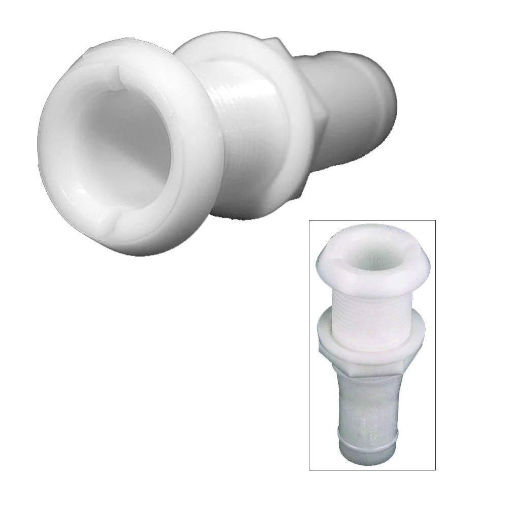 Perko 1-1/8" Thru-Hull Fitting f/Hose Narrow Flange - Plastic – Boat Pump & Plumbing Part