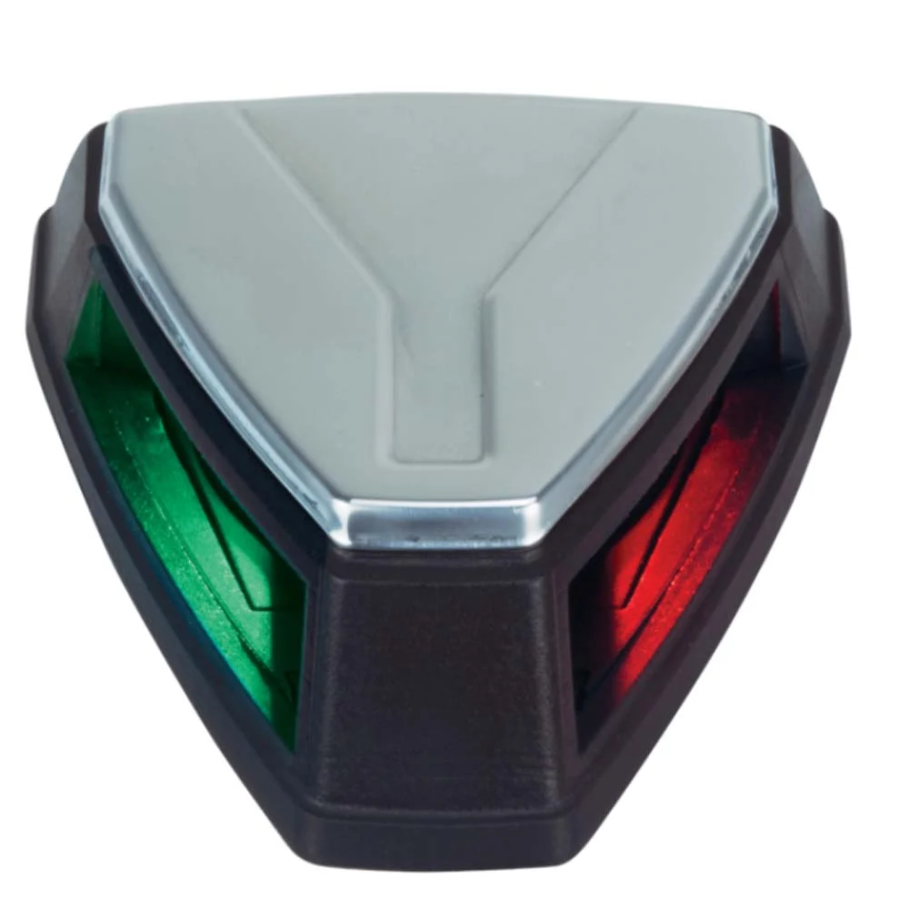 Perko 12V LED Bi-Color Navigation Light - Black/Stainless Steel – Marine Boat Replacement Part