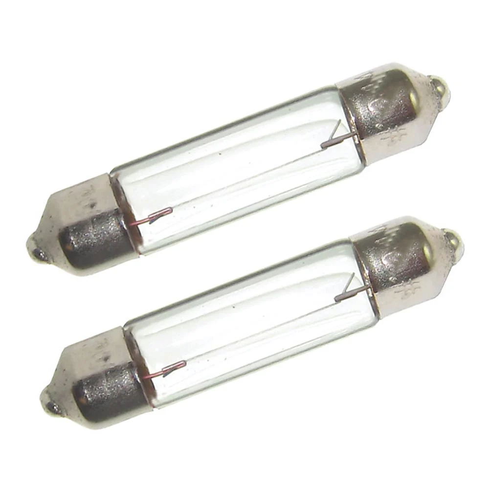 Perko Double Ended Festoon Bulbs - 12V, 10W, .74A - Pair – Marine Boat Replacement Part