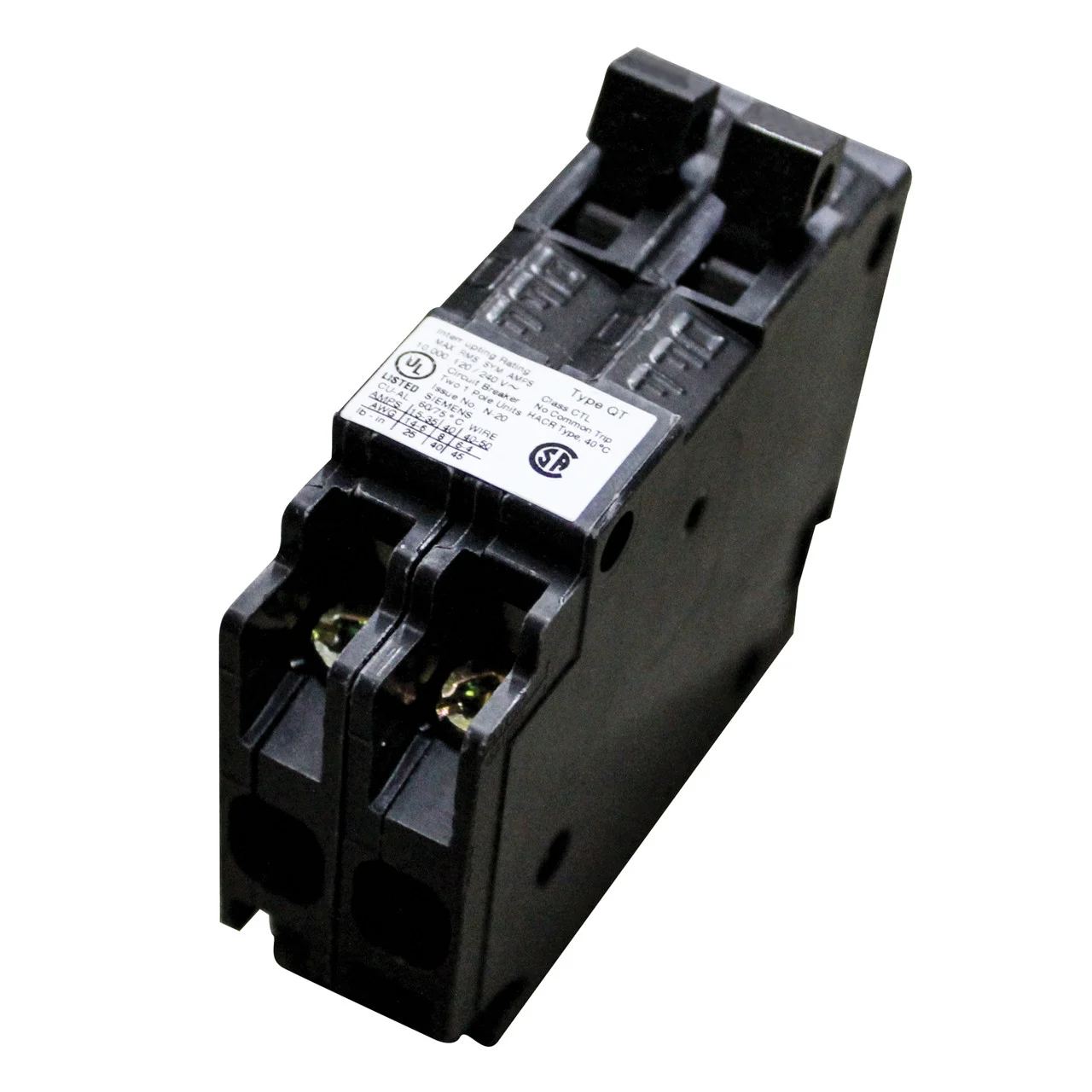 Parallax Iteq2020 20 Amp Duplex Circuit Breaker - ITEQ2020