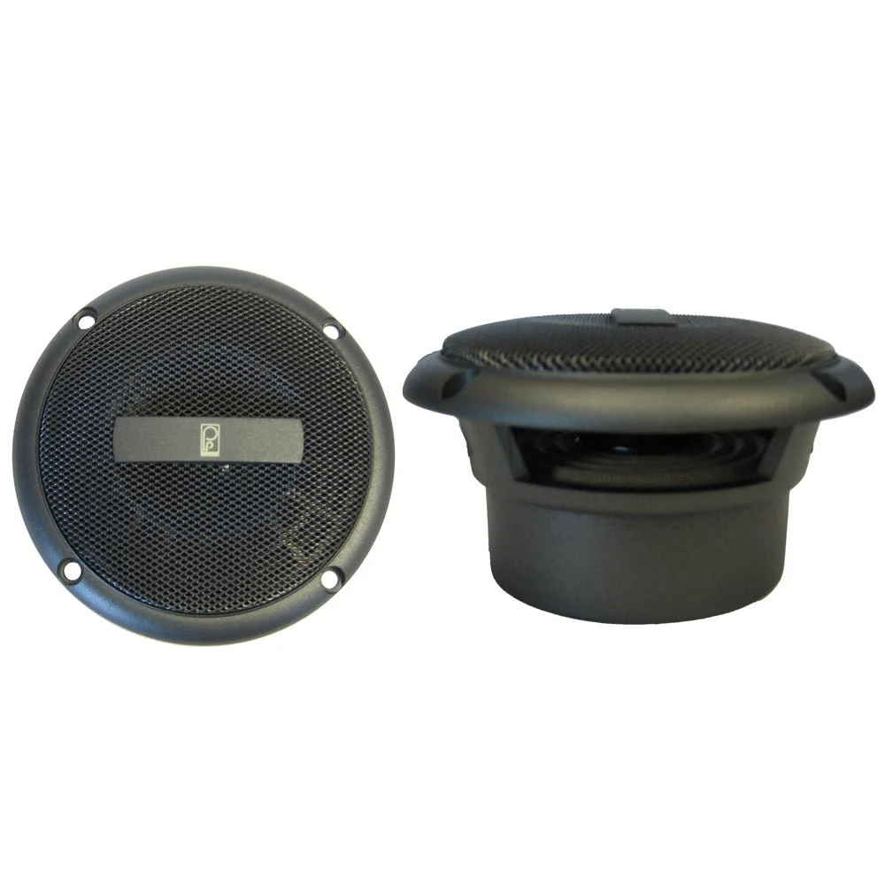 Poly-Planar MA-3013 3" 60 Watt Round Component Speakers - Gray – Marine Electrical Replacement Part