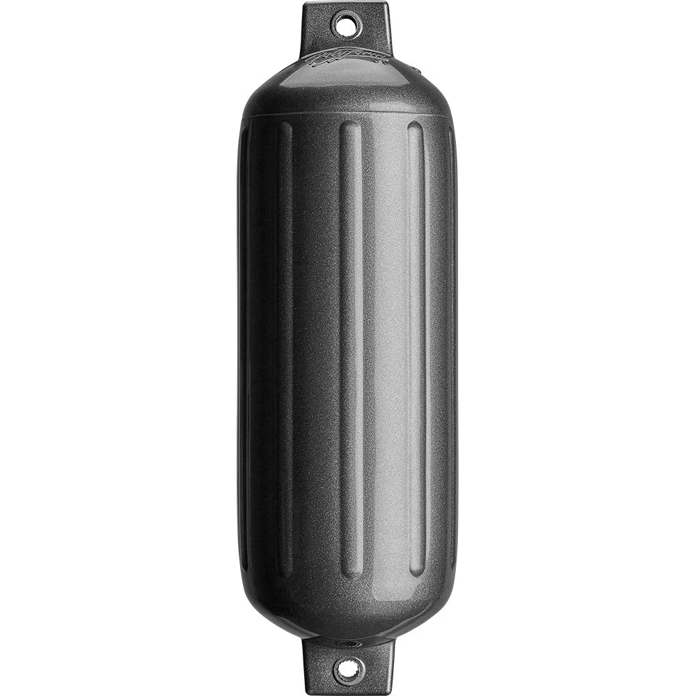 Polyform U.S. Polyform G-5 Twin Eye Fender 8.8" x 26.8" - Metallic Graphite – Marine Boat Replacement Part