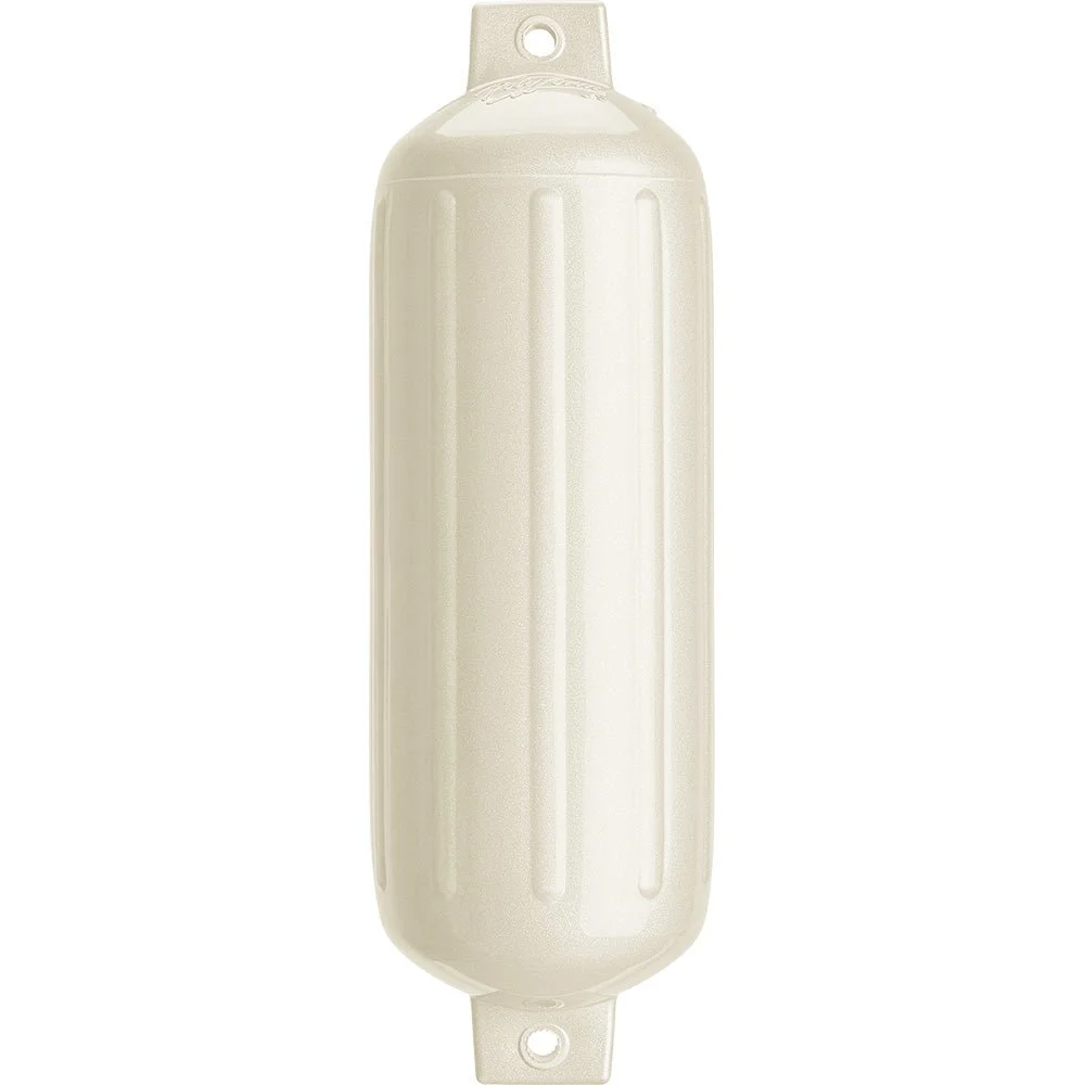 Polyform U.S. Polyform G-5 Twin Eye Fender 8.8" x 26.8" - Metallic White – Marine Boat Replacement Part