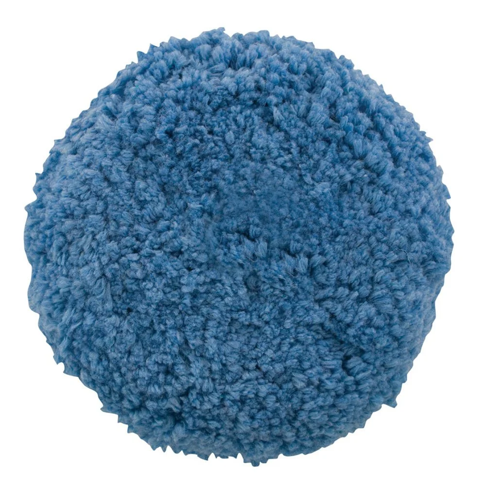 Presta Blue Blended Wool Double Sided Quick Connect Polishing Pad – Marine Boat Replacement Part