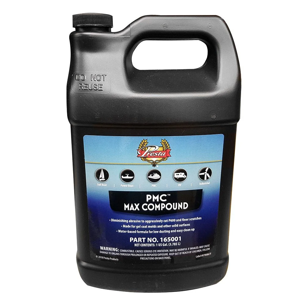 Presta Max Production Compound - 1 Gallon – Marine Boat Replacement Part