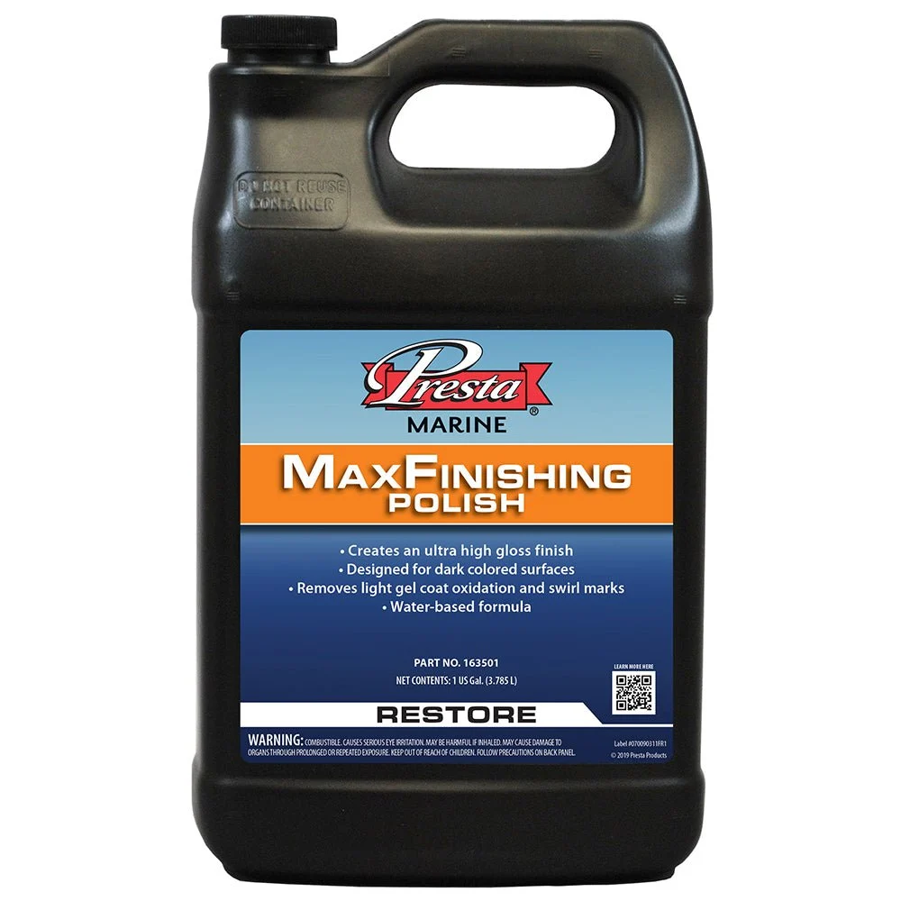 Presta MaxFinishing Polish - 1-Gallon – Marine Boat Replacement Part