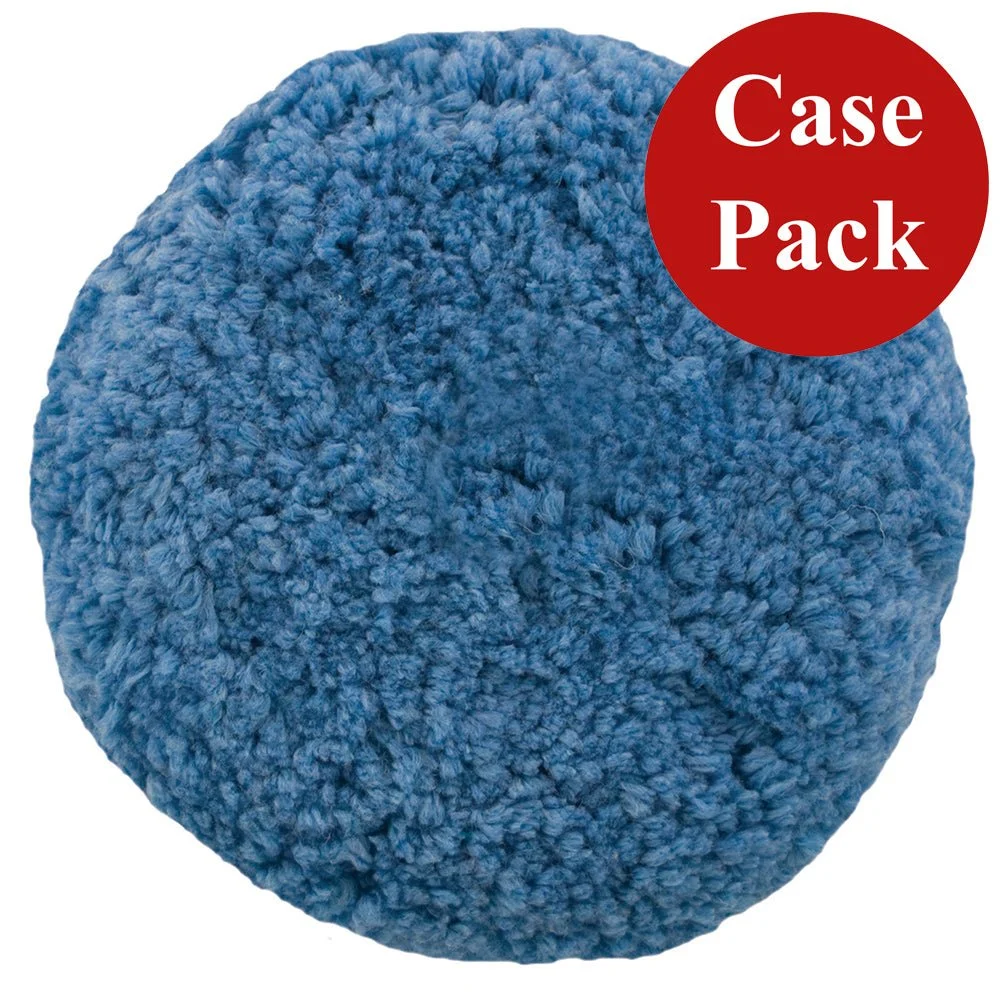 Presta Rotary Blended Wool Buffing Pad - Blue Soft Polish - *Case of 12* – Marine Boat Replacement Part