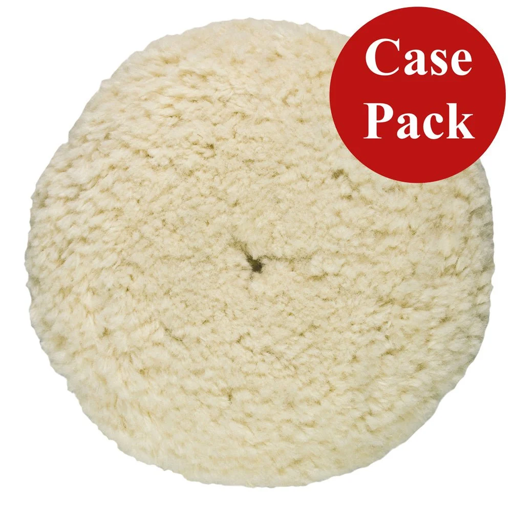 Presta Rotary Wool Buffing Pad - White Heavy Cut - *Case of 12* – Marine Boat Replacement Part