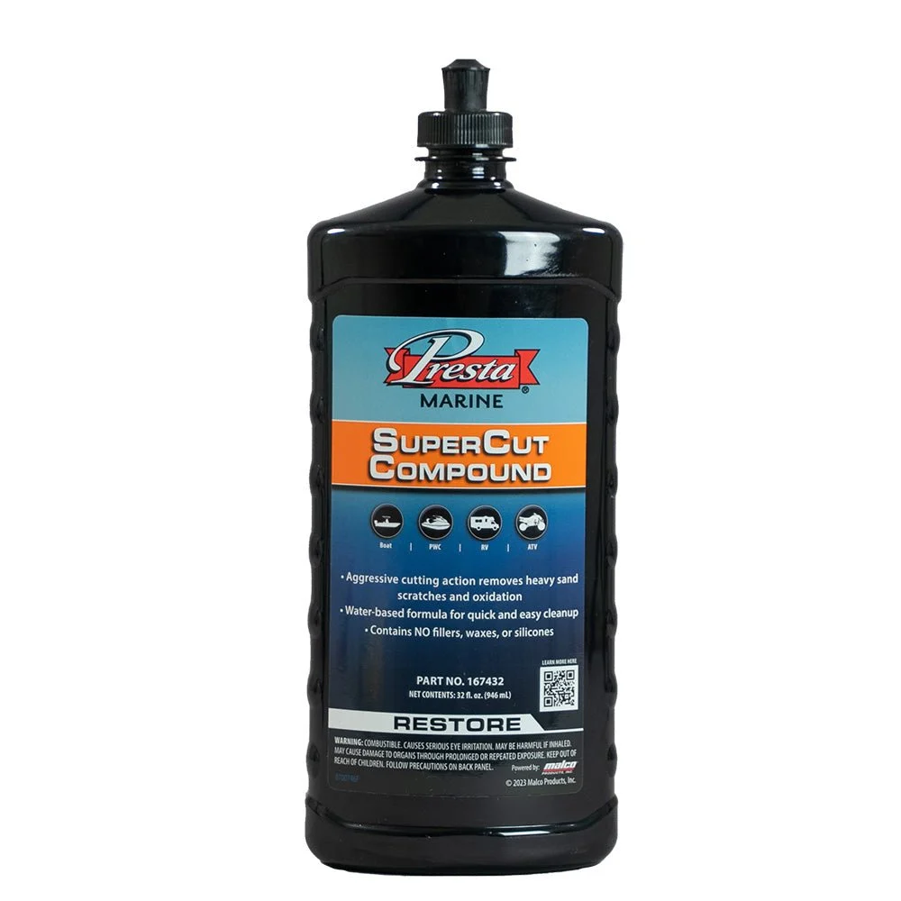 Presta Super Cut Compound - 32 fl oz – Marine Boat Replacement Part