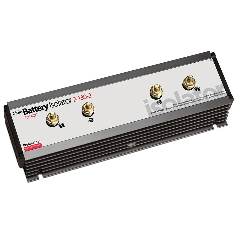 ProMariner Battery Isolator - 130 AMP - 2 Alternator - 2 Battery – Marine Boat Replacement Part
