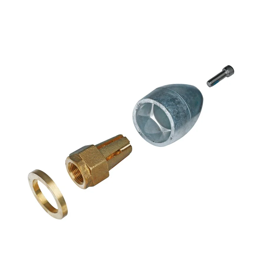 Martyr Zinc Prop Nut Anode Style H Spare 194-CMPNZH