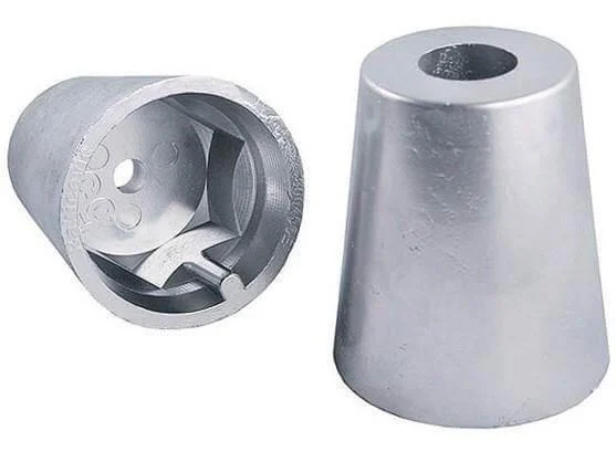 Zinc anode propeller, hexagonal, for 1.37inch Shaft, 0.771Lb
