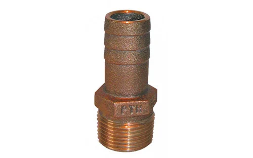 Groco Pipe/Hose Fitting Straight 4 Pth-4000