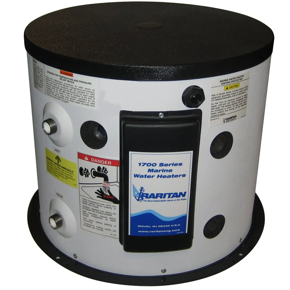Raritan 12-Gallon Hot Water Heater w/Heat Exchanger - 120V – Marine Engine Cooling Replacement Part