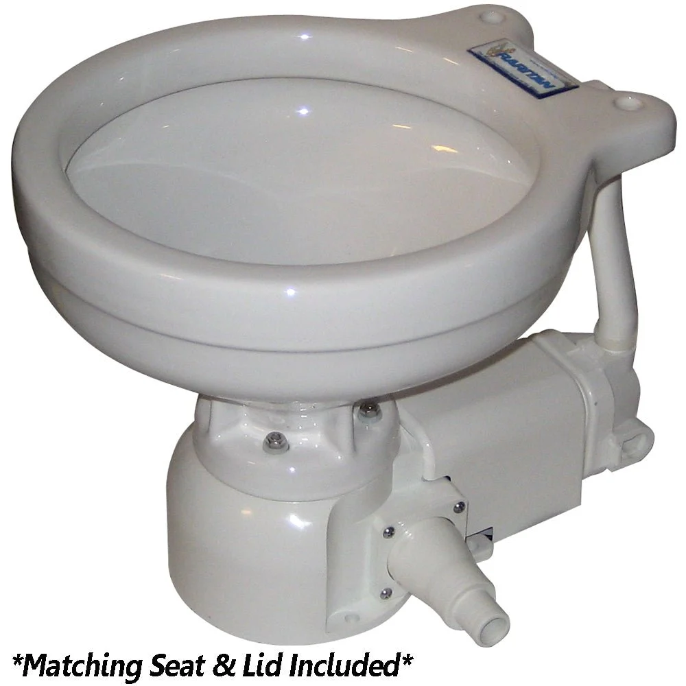 Raritan Sea Era Electric Toilet - Marine Size - Integral Pump - Straight & 90° Discharge - 12V