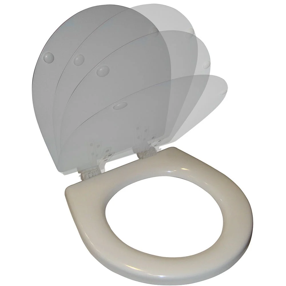 Raritan Slow Close Seat & Cover - White – Boat Pump & Plumbing Part