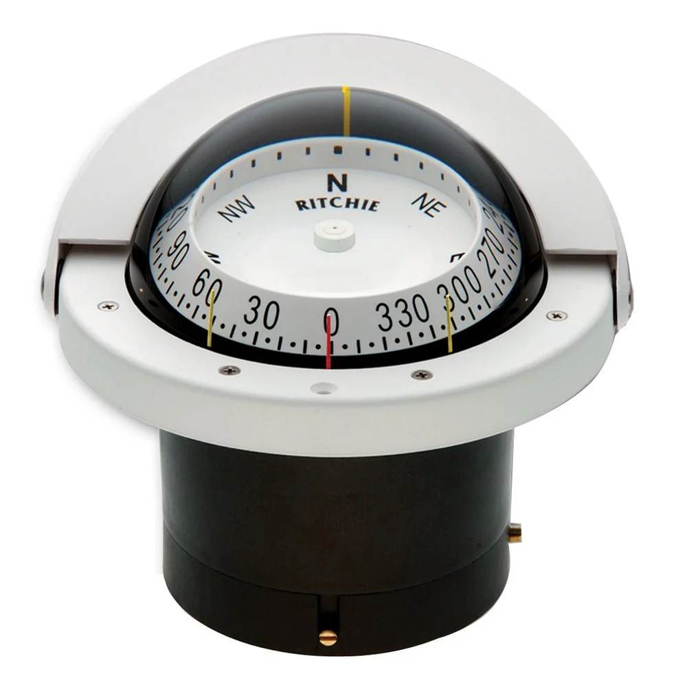 Ritchie FNW-203 Navigator Compass - Flush Mount - White – Marine Boat Replacement Part