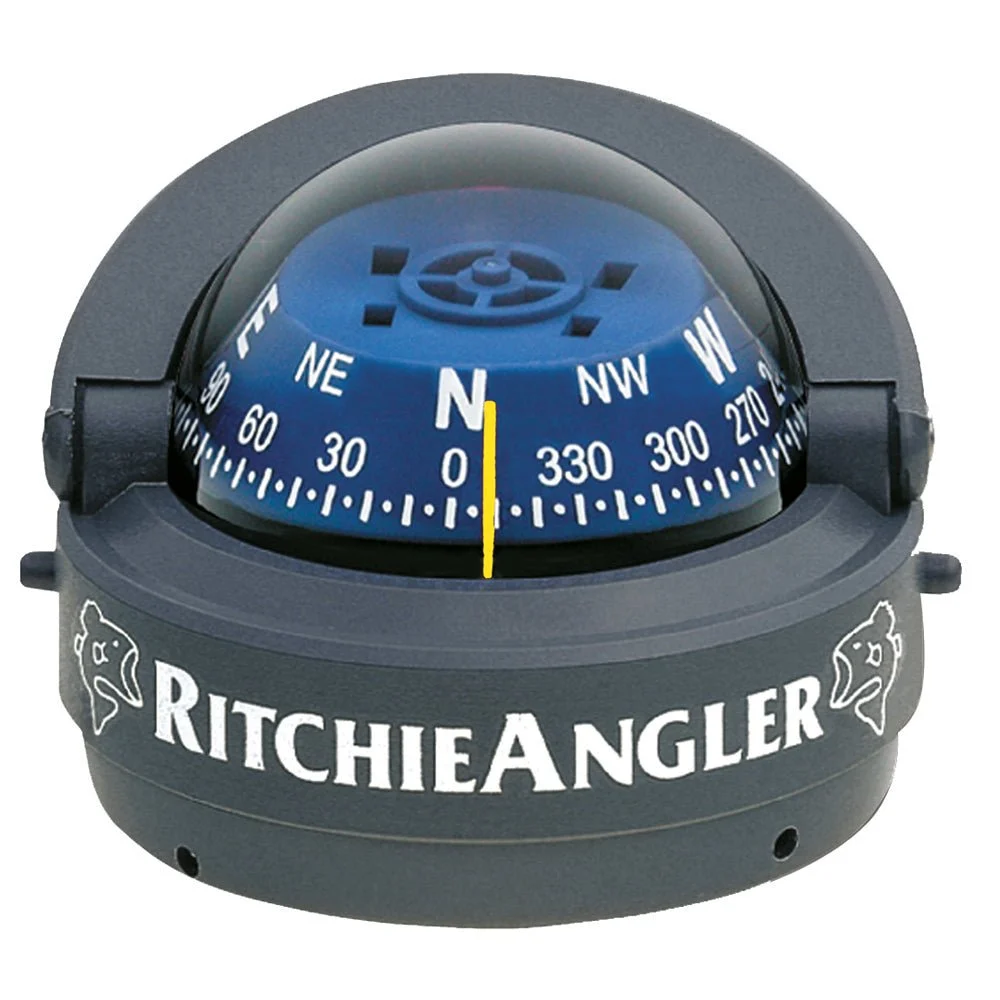 Ritchie RA-93 RitchieAngler Compass - Surface Mount - Gray – Marine Boat Replacement Part