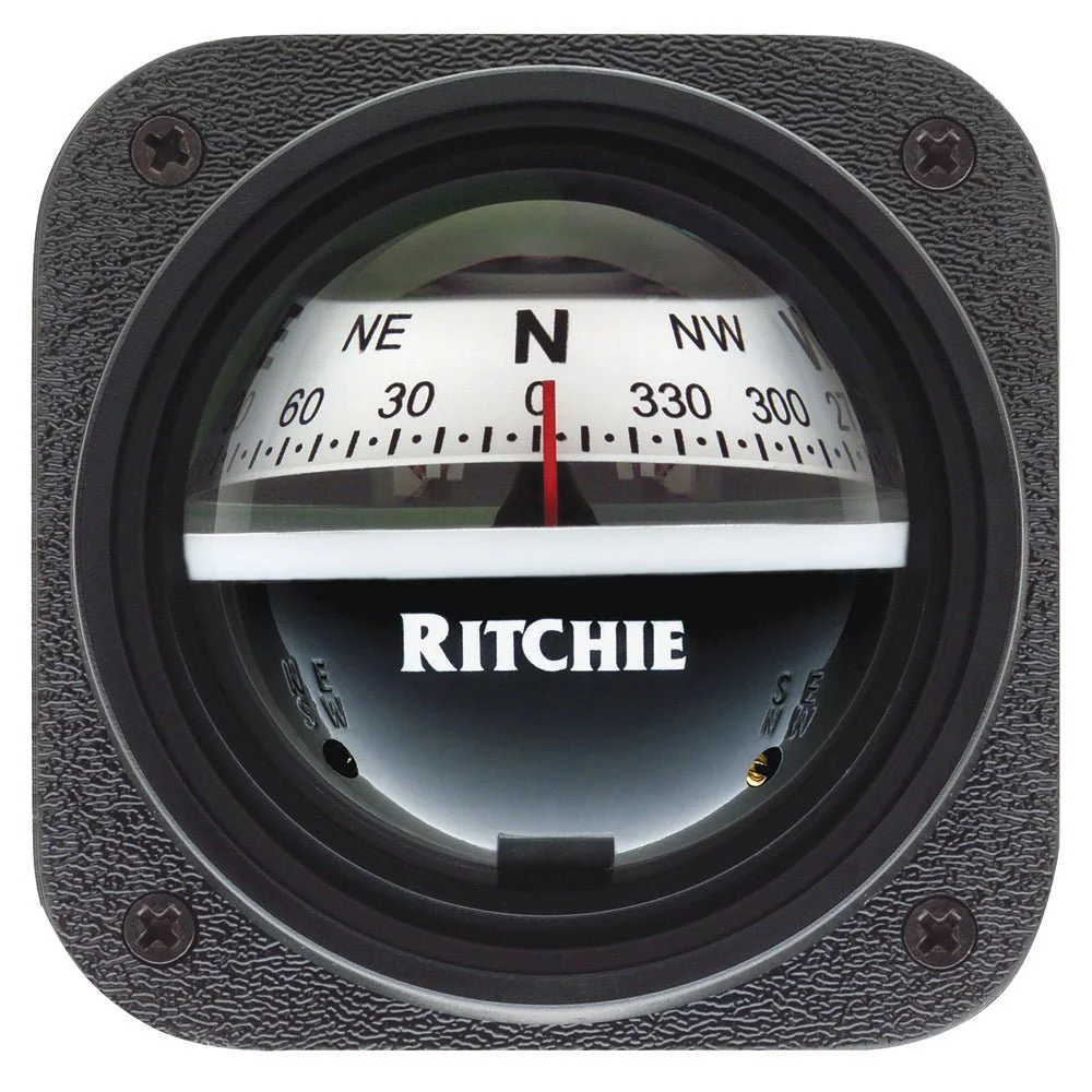 Ritchie V-527 Kayak Compass - Bulkhead Mount - White Dial – Marine Boat Replacement Part