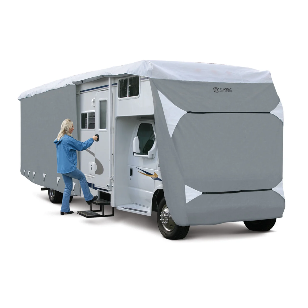 Classic Accessories 80-344 Polypro 3 Class C Rv Cover - 32' To 35' X 125" - 80-344