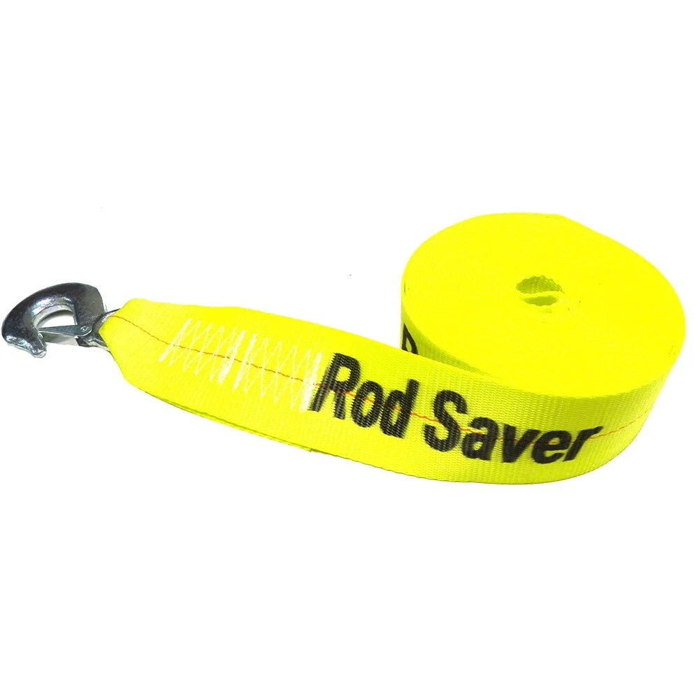 Rod Saver Heavy-Duty Winch Strap Replacement - Yellow - 3" x 20' – Marine Electrical Replacement Part